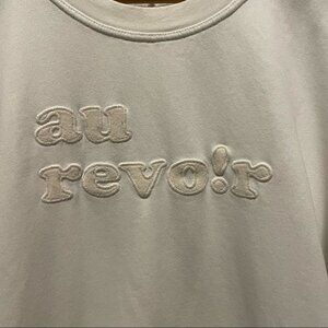 Madewell • “Au Revoir” Crew Neck Top